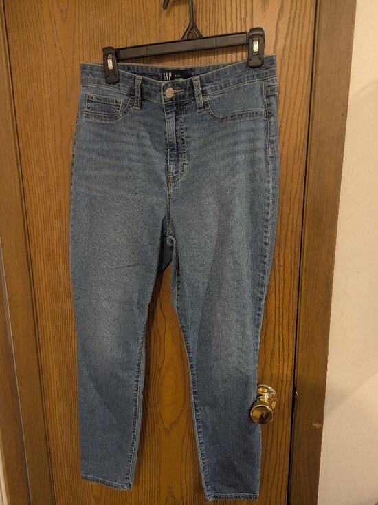 Gap Denim 10/30 High Rise Favorite Jegging Blue Jeans-2 Pairs - Picture 3 of 7